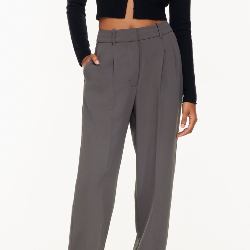 🚫SOLD🚫 ARITZIA WILFRED Effortless Pant in Peppercorn Grey - Picture 3 of 9